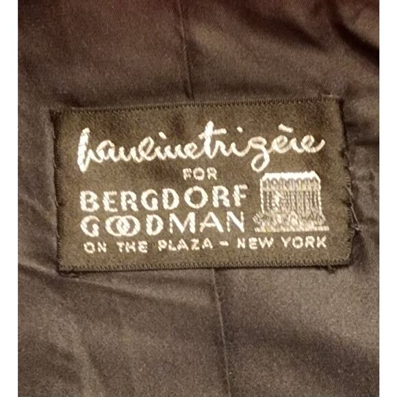 Vintage Pauline Trigere Bergdorf Goodman Large Vermillion Wool Coat Union Made - Picture 11 of 14